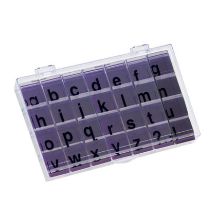 [1472 EI] Lowercase Alphabet Transparent Stamp    Set