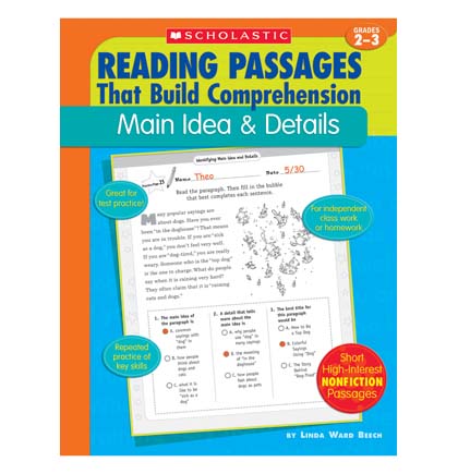 [955425 SC] Reading Passages That Build Comprehension: Main Idea & Details