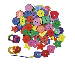 [2132 R] One Pound Bag of Bright Buttons