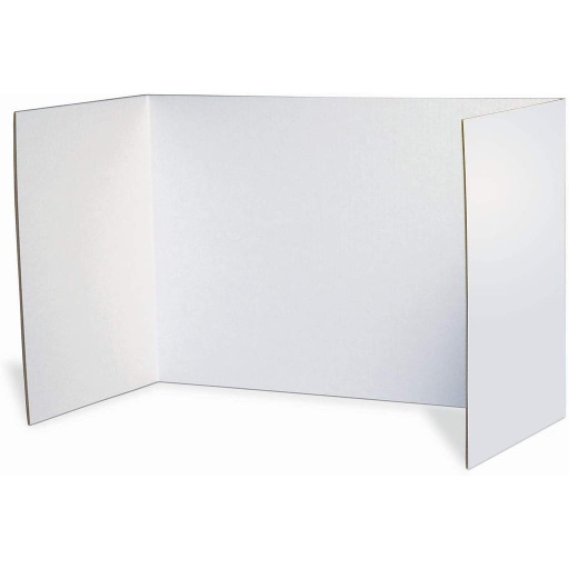 [3782 PAC] Pack of 4 White Privacy Boards