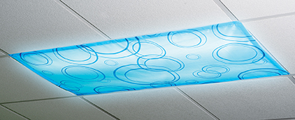 [1232 EI] Patterned Fluorescent Light Filters