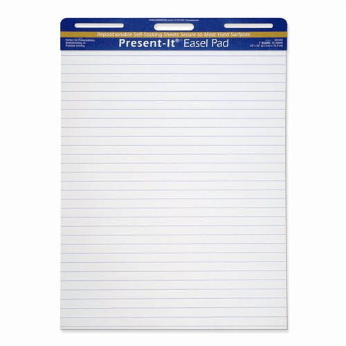 [104392 PAC] Present It Easel Pad 25 x 30 1in Rule 25 Sheets