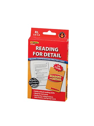 [63061 TCR] Reading for Detail Reading Comprehension Red Level