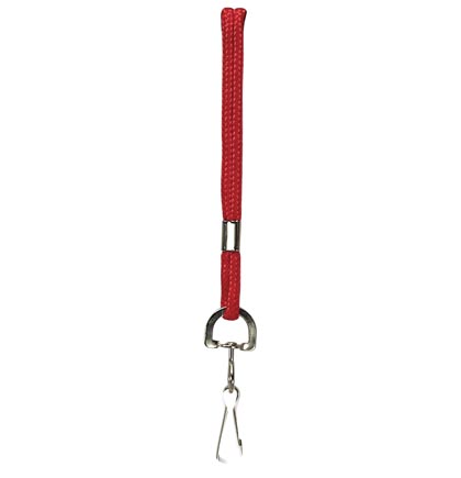 [89314 CL] Red Lanyard with Hook