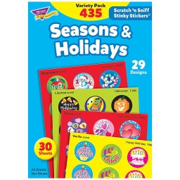 [580 T] Seasons and Holidays Stinky Stickers Variety Pack