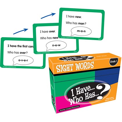 [7869 TCR] I Have, Who Has Sight Words Game, Grade 1