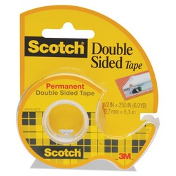 [13612X250 MMM] Single Roll 1/2&quot; Scotch Double Sided Tape