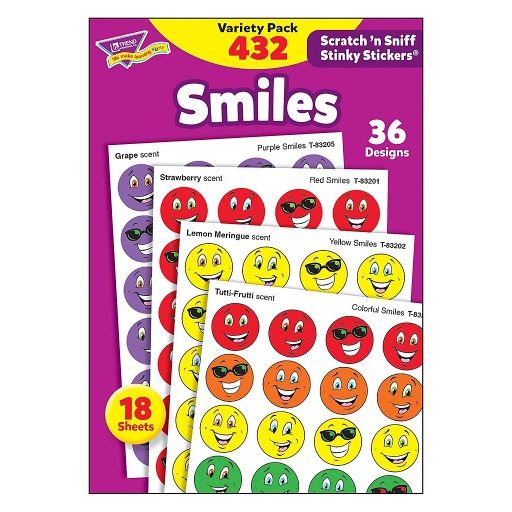 [83903 T] Smiles Stinky Stickers Variety Pack