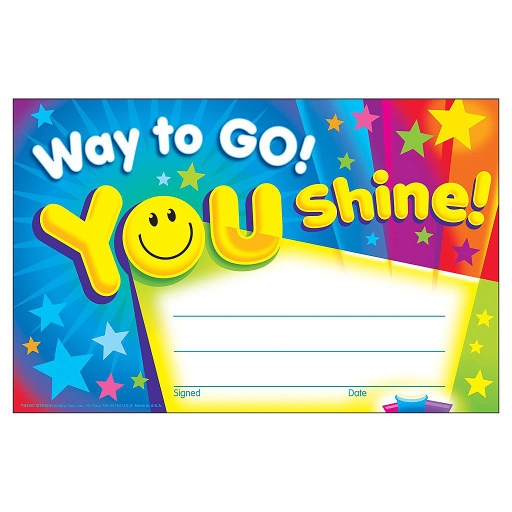 [81047 T] Way to Go You Shine Recognition Awards