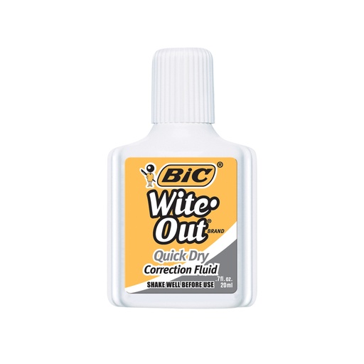 [WOFQD12 BIC] Wite-out Quick Dry Correction Fluid