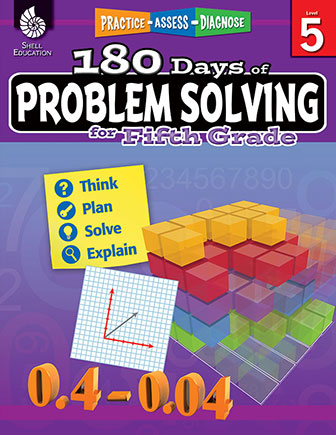 [51617 SHE] 180 Days of Problem Solving for Fifth Grade