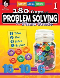 [51613 SHE] 180 Days of Problem Solving for First Grade