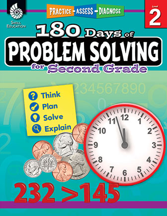 [51614 SHE] 180 Days of Problem Solving for Second Grade