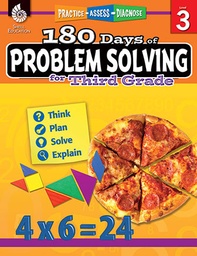 [51615 SHE] 180 Days of Problem Solving for Third Grade