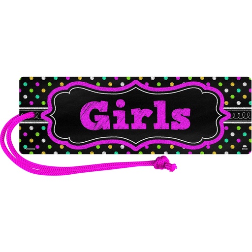 [77277 TCR] Chalkboard Brights Magnetic Girls Pass