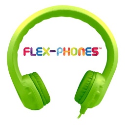[KIDSGRN HE] Flex-Phones™ Indestructible Foam Headphone Green