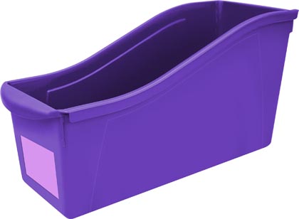 [71103U06C STX] Large Book Bin Purple