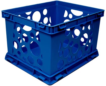 [61460U03C STX] Large File Crate Blue