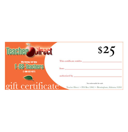 [25GC TD] $25.00 Gift Certificate