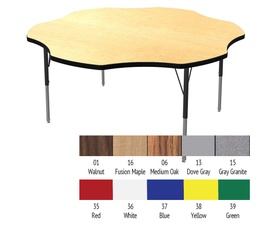[A60FLR COR] 60in High Pressure Top Flower Activity Table