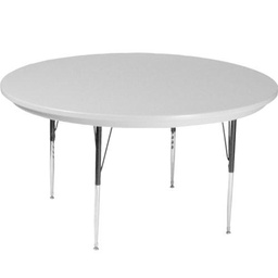 [AR60RND23 COR] 60in Round Gray Granite Activity Table