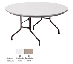 [R60 COR] 60in Blow Molded Round Folding Table