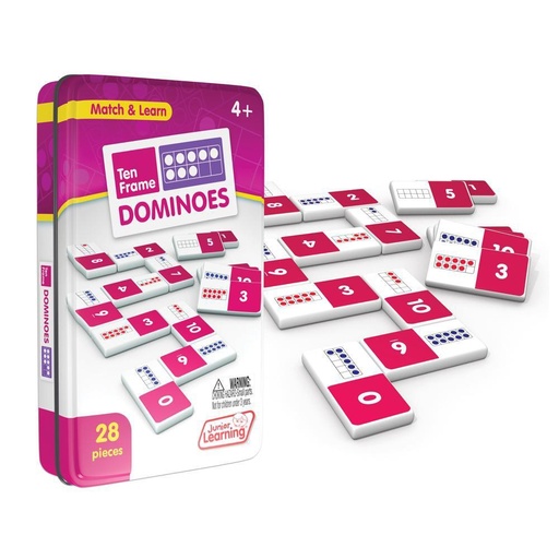 [479 JL] Ten Frame Match and Learn Dominoes