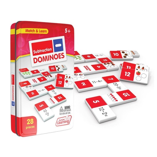 [482 JL] Subtraction Match and Learn Dominoes