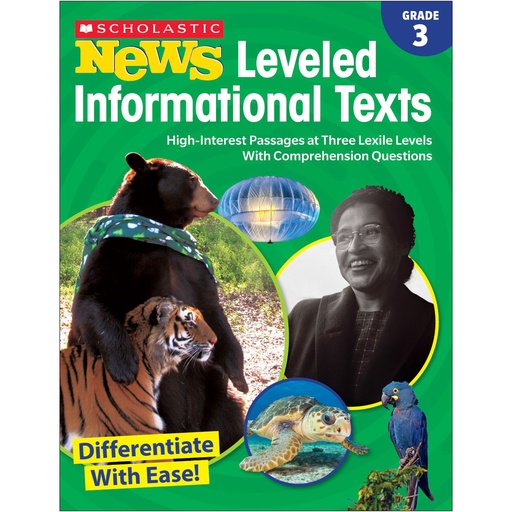[828473 SC] News Leveled Informational Texts Grade 3