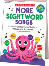 [831710 SC] More Sight Word Songs Flip Chart