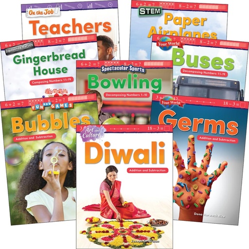 [106180 SHE] Number Sense & Operations: Grades K-1, Book Set