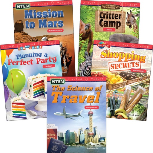[106631 SHE] Multiplication & Division: Grades 3-5 (Book Set)