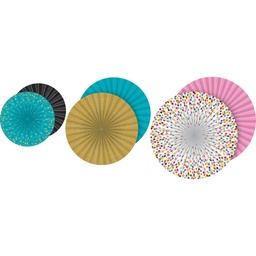 [77107 TCR] Confetti Hanging Paper Fans