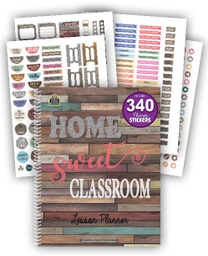 [8294 TCR] Home Sweet Classroom Lesson Planner