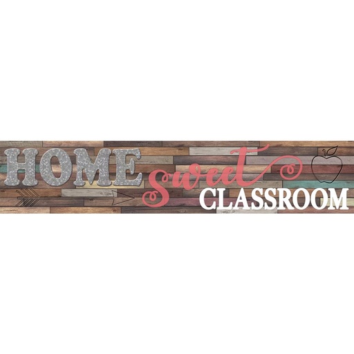 [8837 TCR] Home Sweet Classroom Welcome Banner Bulletin Board