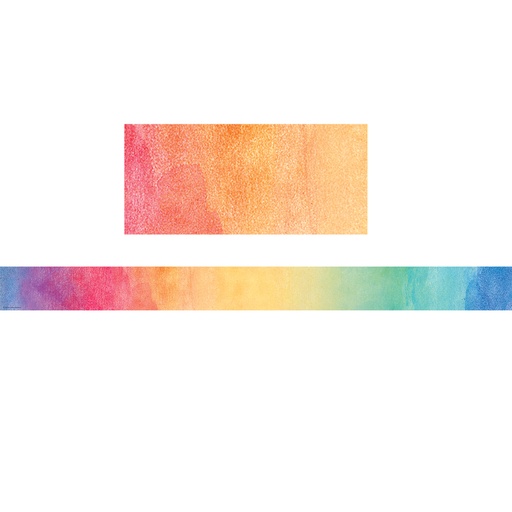 [8960 TCR] Watercolor Straight Border Trim