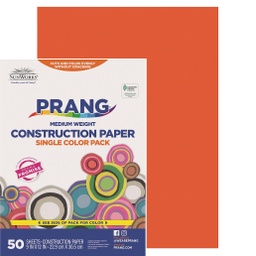 [6603 PAC] 9x12 Orange Sunworks Construction Paper 50ct Pack1112