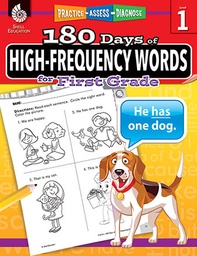 [51634 SHE] 180 Days of High Frequency Words Grade 1