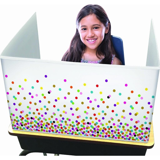 Teacher Created Resources Teal Confetti Small Plastic Storage Bin
