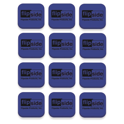 [35030 FS] 12ct Blue Magnetic Whiteboard Erasers