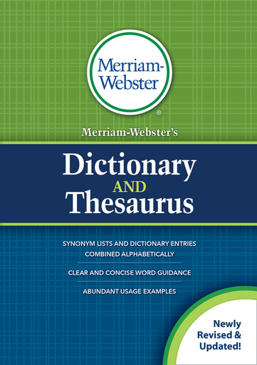 [8637 WEB] Merriam Websters Paperback Dictionary and Thesaurus