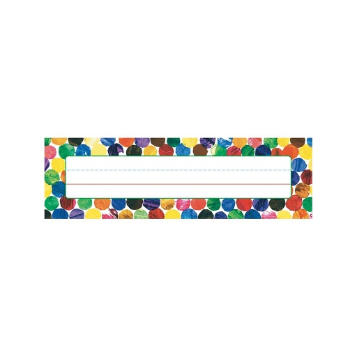 [122026 CD] Eric Carle Dots Desk Nameplates