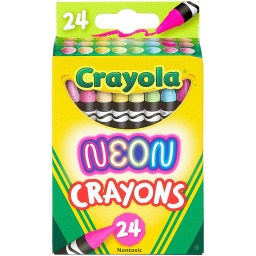 [523410 BIN] 24ct Crayola Neon Crayons