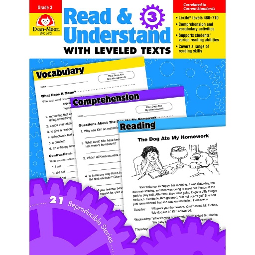 [3443 EMC] Read & Understand with Leveled Texts Grade 3
