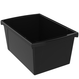 [61429U06C STX] Medium Classroom Storage Bin Black Each