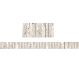 [3563 TCR] White Wood Straight Border Trim