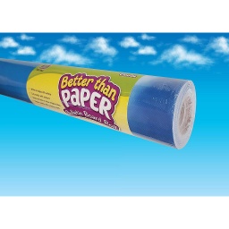 [6332 TCR] Better Than Paper® Clouds Bulletin Board Roll Pack of 4
