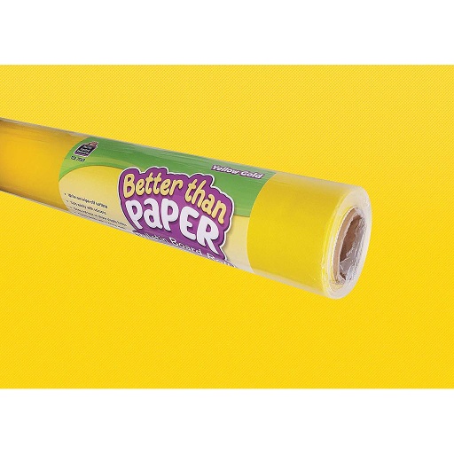[6334 TCR] Better Than Paper® Yellow Gold Bulletin Board Roll Pack of 4