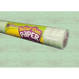 [77883 TCR] Mint Painted Wood Better Than Paper Bulletin Board Roll