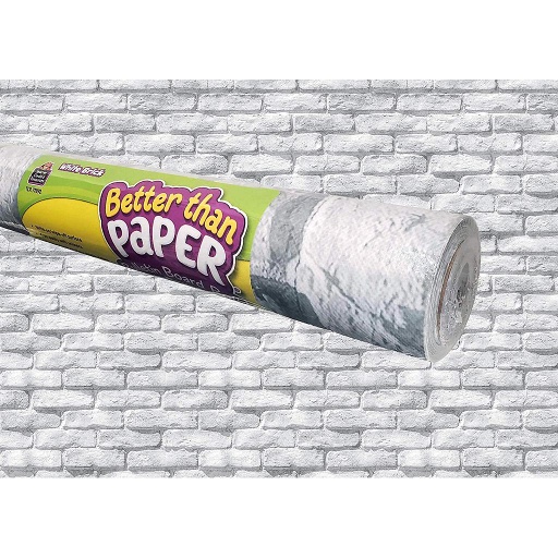 [32209 TCR] Better Than Paper® White Brick Bulletin Board Roll Pack of 4
